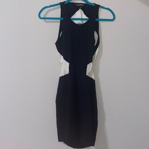 Express open back dress